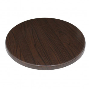 Bolero Round Table Top Dark Brown 600mm