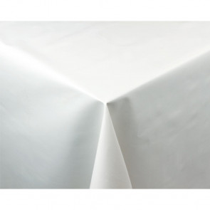 PVC Table Cloth White 35in