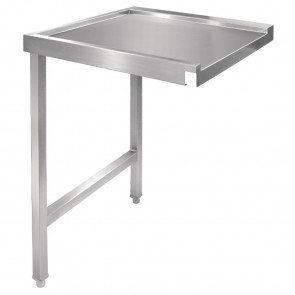 Vogue Pass Through Dishwash Table Left 1100mm