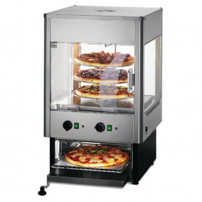 Lincat Seal Heated Double Door Merchandiser with Built In Oven UMO50D