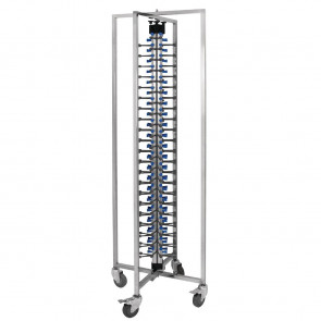 Vogue Mobile Plate Rack 84 Plates