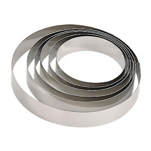 De Buyer Stainless Steel Mousse Ring 200mm x 45mm