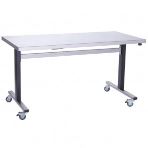 Parry Stainless Steel Adjustable Height Table Wide Electric Static 1000mm