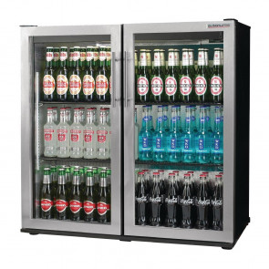 Autonumis Popular Double Hinged Door 3Ft Back Bar Cooler St/St Door A21513