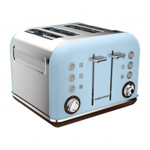 Morphy Richards Accents 4 Slot Toaster Azure