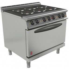 Falcon Dominator Plus 6 Hotplate Oven Range with Drop Down Door E3101D