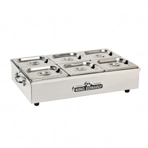 King Edward Large Cold Server Stainless Steel