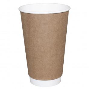 Fiesta Takeaway Coffee Cups Double Wall Kraft 225ml x25