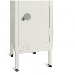 Elite White Locker Stand for One 300mm Locker