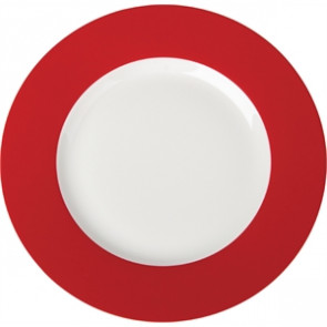 Royal Porcelain Maxadura Edge Red Rimmed Plates 225mm