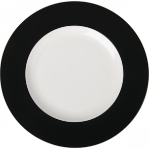 Royal Porcelain Maxadura Edge Black Rimmed Plates 285mm