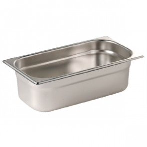 Vogue Stainless Steel 1/4 Gastronorm Pan 65mm