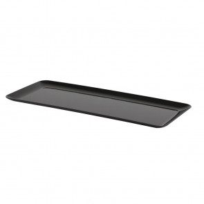 Rectangular Black SAN Tray