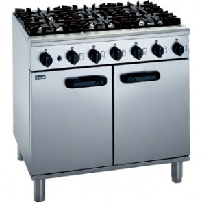 Lincat Medium Duty 6 Burner Natural Gas Range LMR9/N