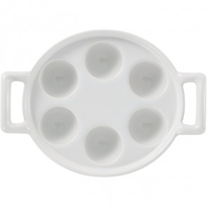 Revol Belle Cuisine Snail Plates White 140mm