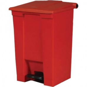 Rubbermaid Red Step-On Container 68Ltr