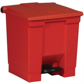 Rubbermaid Red Step-On Container 30.5Ltr