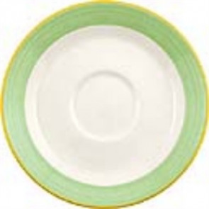 Steelite Rio Green Slimline Saucers 150mm