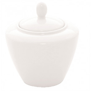 Steelite Simplicity White Covered Sugar Bowl
