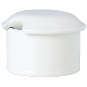 Steelite Simplicity White Mustard Dipper Lid