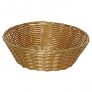 Poly Wicker Round Food Basket