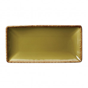 Steelite Terramesa Rectangle Plate Olive 200 x 100mm