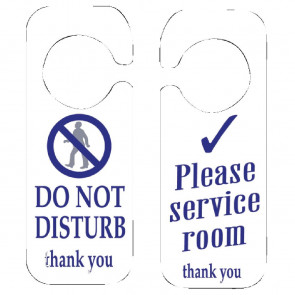 Do Not Disturb and Please Service Room Sign