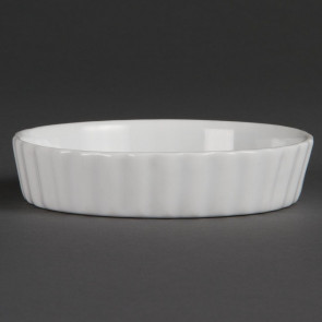 Olympia Whiteware Flan Dishes 112mm