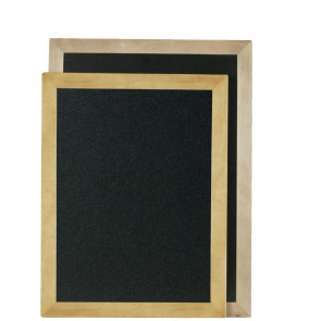 Securit Rectangle Blackboard Teak 60 x 80cm